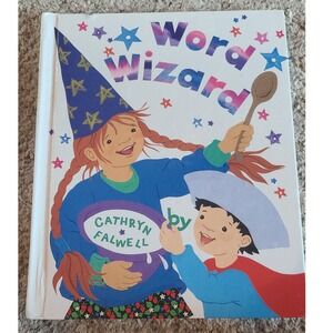 Word Wizard by Cathryn Falwell Childrens Picture Book Anagrams Literacy HC